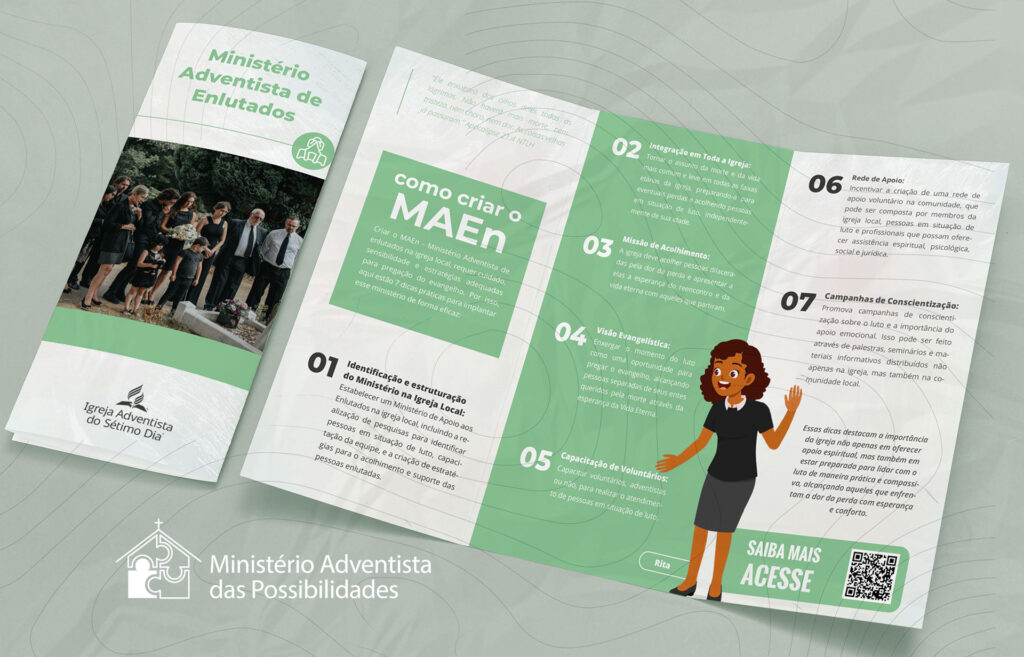 Folder Ministério Adventista de Enlutados